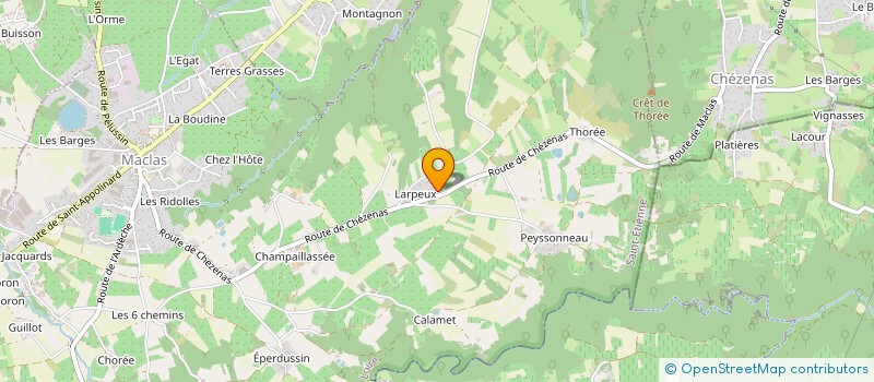 localisation de l'entreprise MONSIEUR ROBERT LIMONE  MACLAS