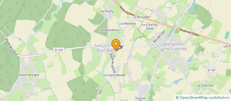 localisation de l'entreprise MONSIEUR ROBERT LINARES  SAINT-CHRISTOPHE-EN-BRESSE