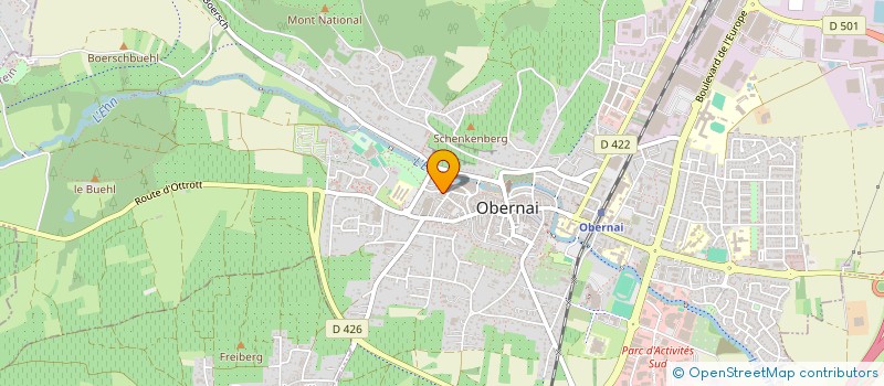 localisation de l'entreprise MONSIEUR ROBERT LINTZ  OBERNAI