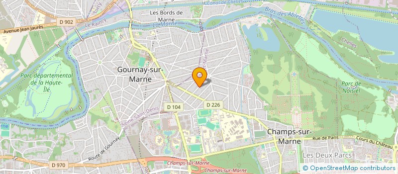 localisation de l'entreprise MONSIEUR ROBERT LOCATELLI à CHAMPS-SUR-MARNE