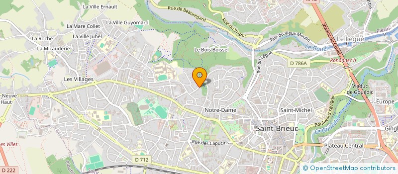 localisation de l'entreprise MONSIEUR ROBERT LOGEAT à SAINT-BRIEUC