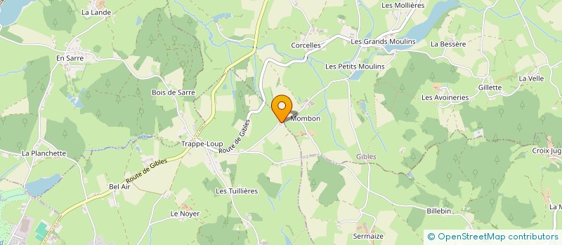 localisation de l'entreprise MONSIEUR ROBERT LOISON à GIBLES