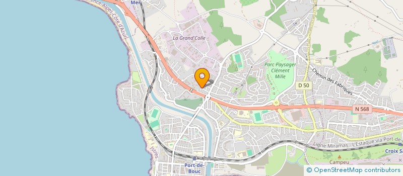 localisation de l'entreprise MONSIEUR ROBERT LOPEZ  PORT-DE-BOUC