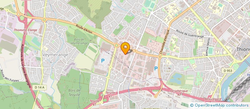 localisation de l'entreprise MONSIEUR ROBERT LOSCH  THIONVILLE