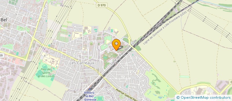 localisation de l'entreprise MONSIEUR ROBERT LOUIS à GONESSE