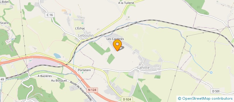 localisation de l'entreprise MONSIEUR ROBERT LUCHE  CASTIN