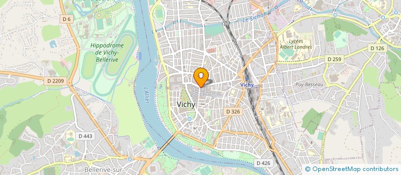localisation de l'entreprise MONSIEUR ROBERT MACHEX à VICHY