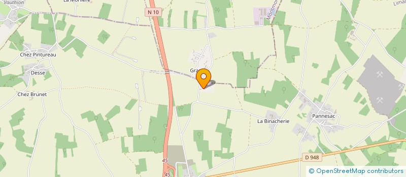 localisation de l'entreprise MONSIEUR ROBERT MADDISON  LIMALONGES