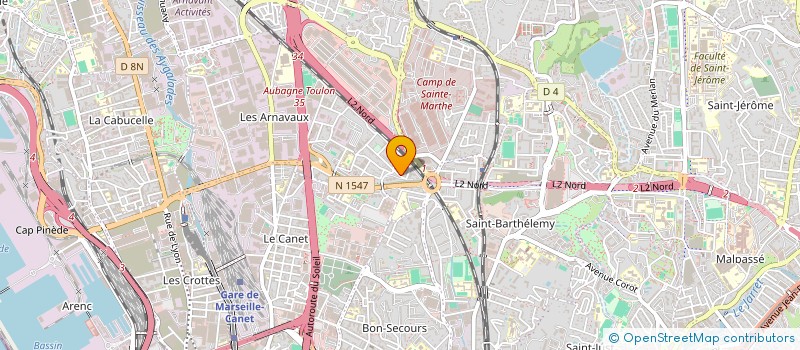 localisation de l'entreprise MONSIEUR ROBERT MADJARIAN à MARSEILLE