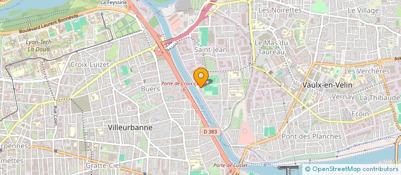 localisation de l'entreprise MONSIEUR ROBERT MAGAND à VILLEURBANNE