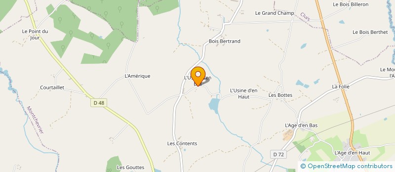localisation de l'entreprise MONSIEUR ROBERT MAILLIEN à AIGURANDE