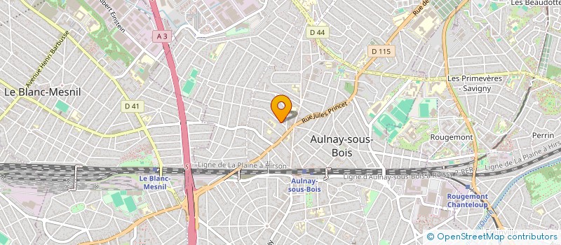 localisation de l'entreprise MONSIEUR ROBERT MAJOREL à AULNAY-SOUS-BOIS