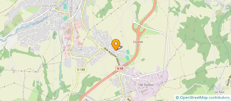 localisation de l'entreprise MONSIEUR ROBERT MALARTRE  LE PUY-EN-VELAY