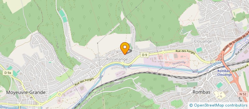 localisation de l'entreprise MONSIEUR ROBERT MANEL  ROSSELANGE