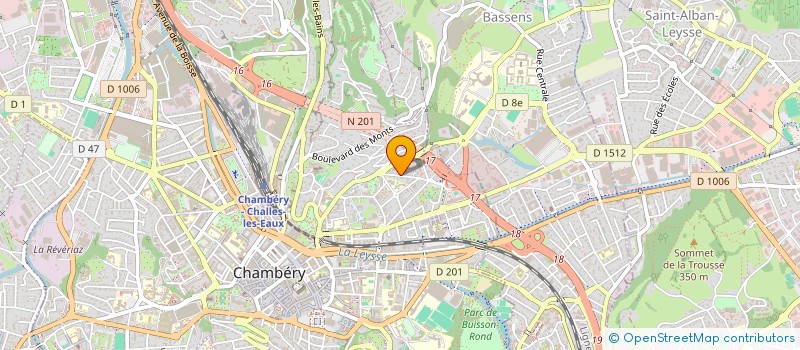 localisation de l'entreprise MONSIEUR ROBERT MANUSE à CHAMBERY