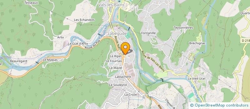 localisation de l'entreprise MONSIEUR ROBERT MARATONA  SAINT-MAURICE-D'ARDECHE