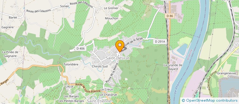 localisation de l'entreprise MONSIEUR ROBERT MARCEL à PEAUGRES