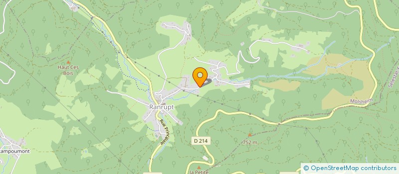 localisation de l'entreprise MONSIEUR ROBERT MARCHAL  RANRUPT