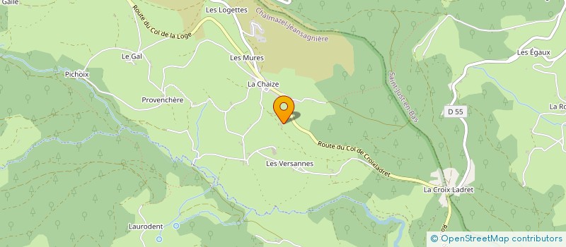 localisation de l'entreprise MONSIEUR ROBERT MARCHAND  CHALMAZEL-JEANSAGNIERE