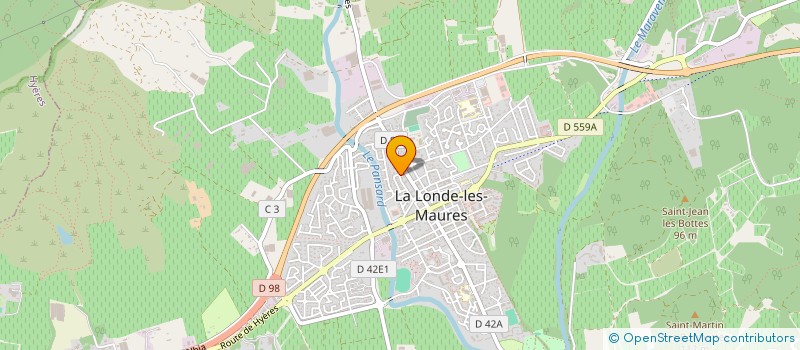 localisation de l'entreprise MONSIEUR ROBERT MARCHAND  LA LONDE-LES-MAURES