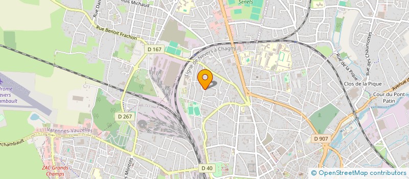 localisation de l'entreprise MONSIEUR ROBERT MARCHE à NEVERS