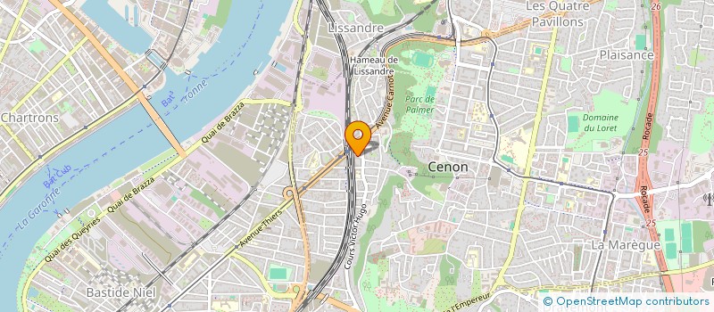 localisation de l'entreprise MONSIEUR ROBERT MARCHEIX  CENON