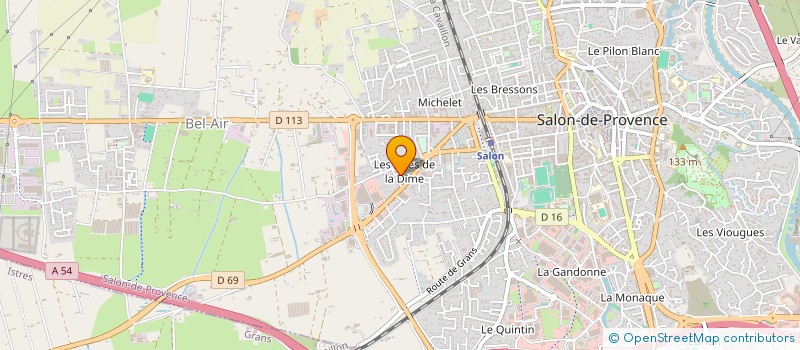 localisation de l'entreprise MONSIEUR ROBERT MARCHETTI  SALON-DE-PROVENCE