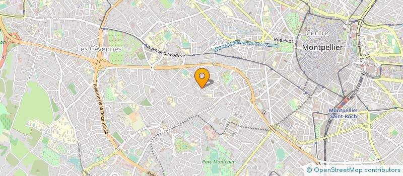 localisation de l'entreprise MONSIEUR ROBERT MARCOU à MONTPELLIER