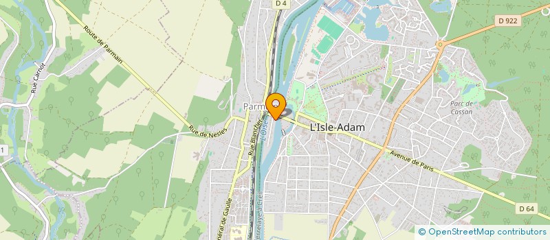 localisation de l'entreprise MONSIEUR ROBERT MARECHAL  L'ISLE-ADAM