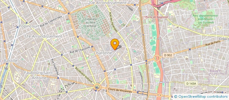 localisation de l'entreprise MONSIEUR ROBERT MARGIOTTA  PARIS