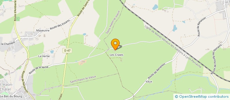 localisation de l'entreprise MONSIEUR ROBERT MARGOTTON  NOAILLY