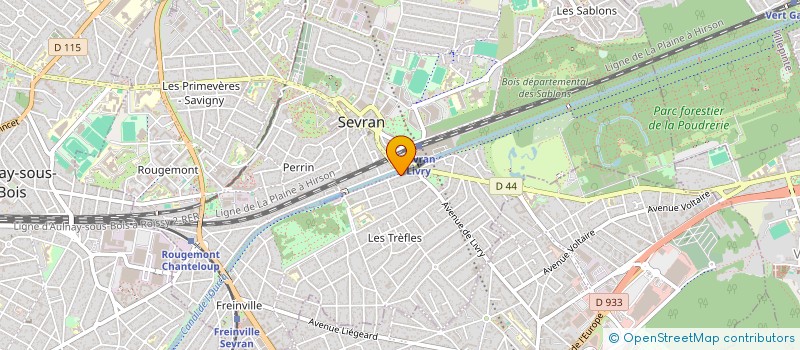 localisation de l'entreprise MONSIEUR ROBERT MARINI à SEVRAN