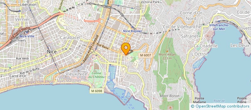 localisation de l'entreprise MONSIEUR ROBERT MARIOTTI à NICE