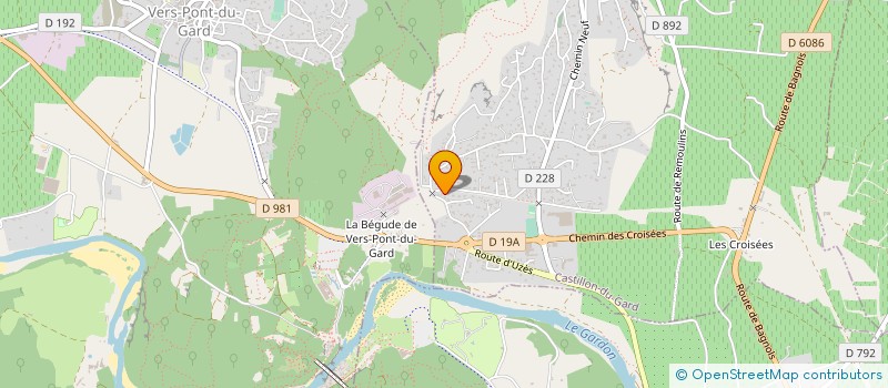 localisation de l'entreprise MONSIEUR ROBERT MARQUES à REMOULINS