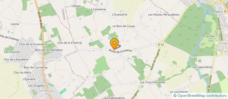 localisation de l'entreprise MONSIEUR ROBERT MARRE GAUDRY à CHEVERNY