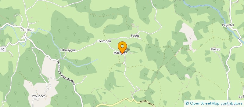 localisation de l'entreprise MONSIEUR ROBERT MARROUFIN  SOUSCEYRAC-EN-QUERCY