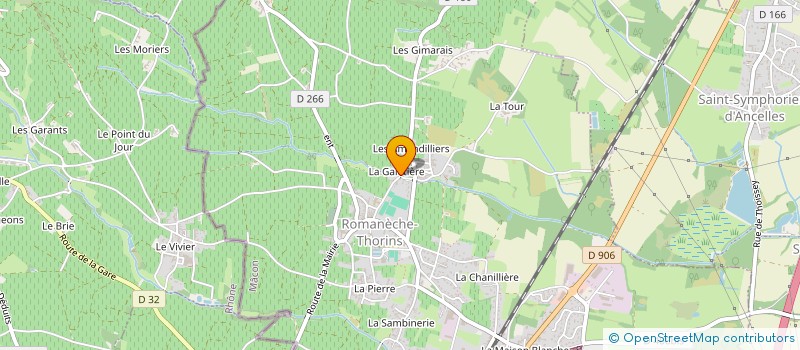 localisation de l'entreprise MONSIEUR ROBERT MARTIN  ROMANECHE-THORINS