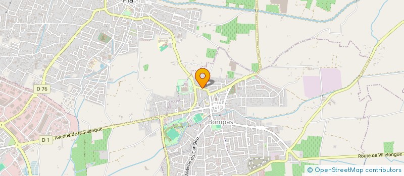 localisation de l'entreprise MONSIEUR ROBERT MARTIN  BOMPAS