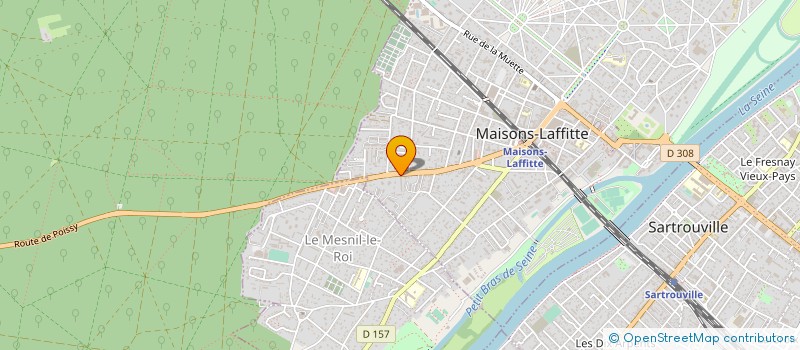 localisation de l'entreprise MONSIEUR ROBERT MARTINEZ à MAISONS-LAFFITTE