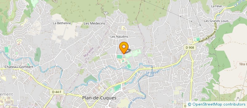 localisation de l'entreprise MONSIEUR ROBERT MARTINEZ  PLAN-DE-CUQUES