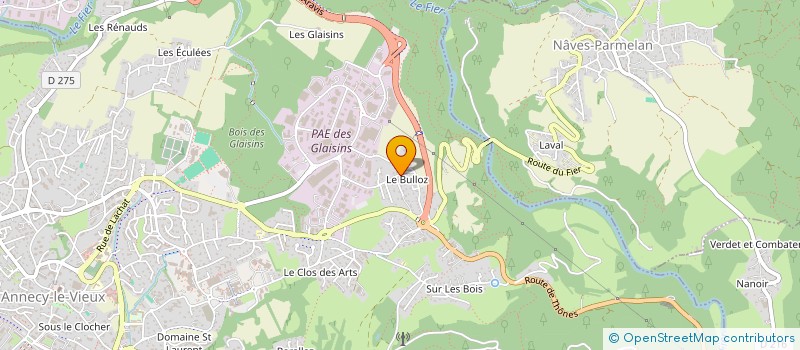 localisation de l'entreprise MONSIEUR ROBERT MARTINOD  ANNECY