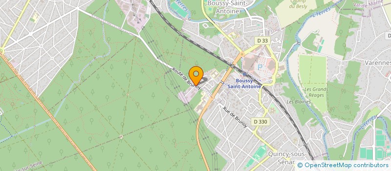 localisation de l'entreprise MONSIEUR ROBERT MATERAZZI  QUINCY-SOUS-SENART