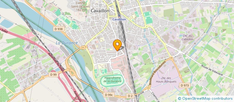 localisation de l'entreprise MONSIEUR ROBERT MATHIEU  CAVAILLON