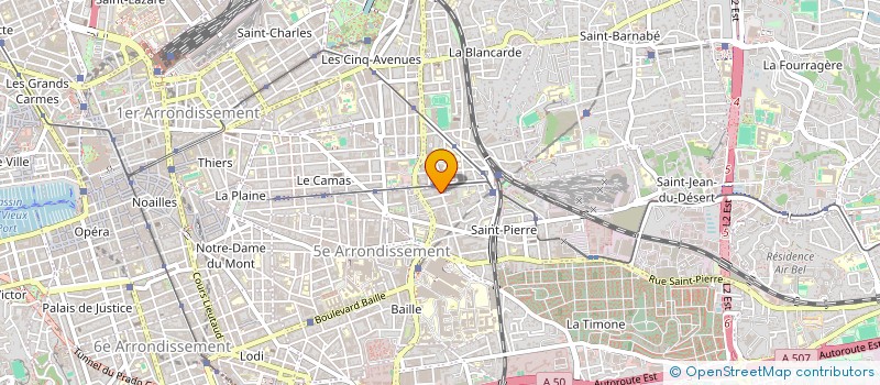 localisation de l'entreprise MONSIEUR ROBERT MATTEI à MARSEILLE