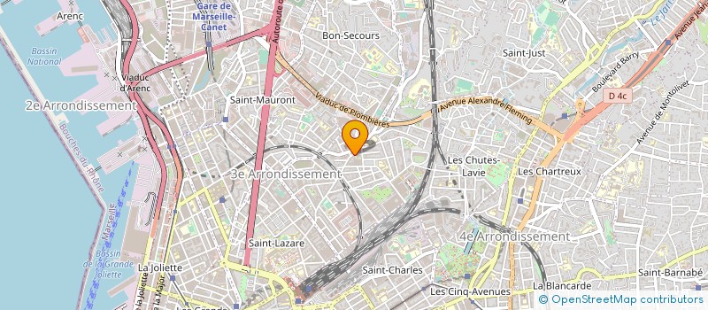 localisation de l'entreprise MONSIEUR ROBERT MATTEI à MARSEILLE