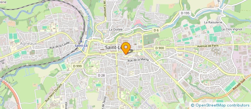 localisation de l'entreprise MONSIEUR ROBERT MAUDOUIT  SAINT-LO