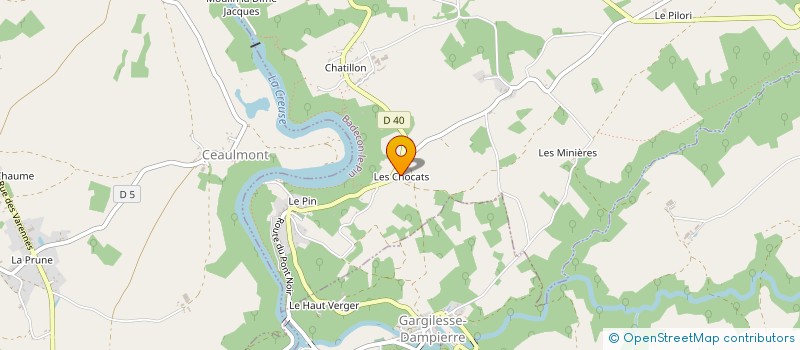 localisation de l'entreprise MONSIEUR ROBERT MAUDUIT à BADECON-LE-PIN