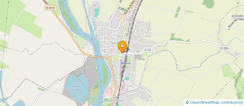 localisation de l'entreprise MONSIEUR ROBERT MAUGERARD  SEURRE