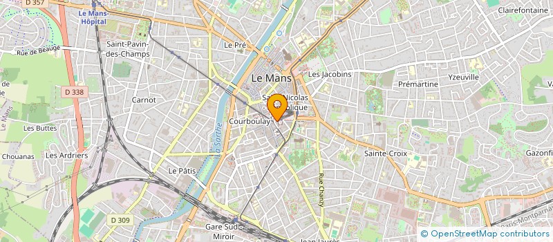 localisation de l'entreprise MONSIEUR ROBERT MAZE à LE MANS