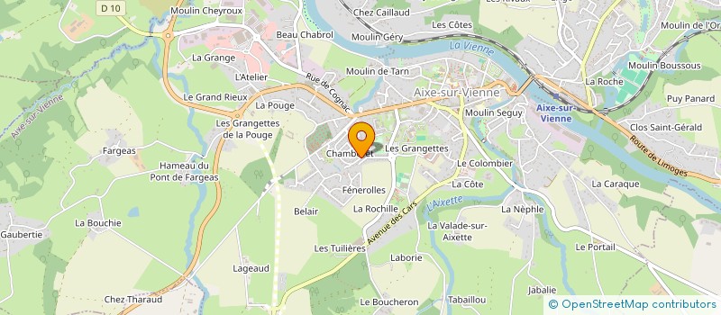 localisation de l'entreprise MONSIEUR ROBERT MAZEAU à AIXE-SUR-VIENNE